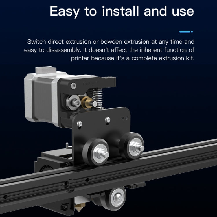 Creality Ender-3 Direct Extruding Mechanism Complete Extruder Nozzle Kit with Stepper Motor - Parts by Creality | Online Shopping UK | buy2fix