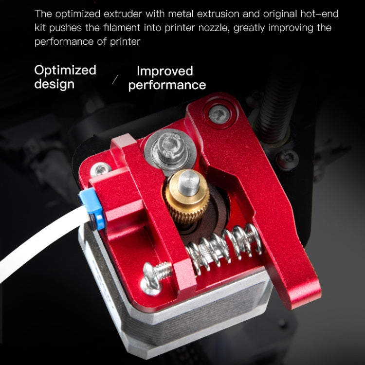 Creality All Metal Red Block Bowden Extruder Kit for Ender-3 / Ender-3 Pro / Ender-3 V2 / CR-10 Pro V2 3D Printer - Parts by Creality | Online Shopping UK | buy2fix