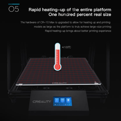 CREALITY CR-10 Max 750W Automatic Leveling Golden Triangle DIY 3D Printer, Print Size : 45 x 45 x 47cm, US Plug - 3D Printer by Creality | Online Shopping UK | buy2fix