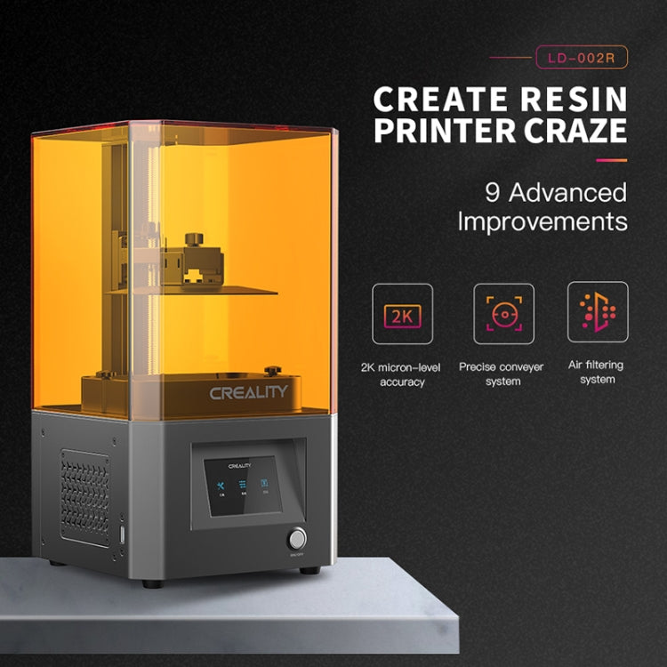 CREALITY LD-002R 2K LCD Screen Resin DIY 3D Printer, Print Size : 11.9 x 6.5 x 16cm, UK Plug - 3D Printer by Creality | Online Shopping UK | buy2fix