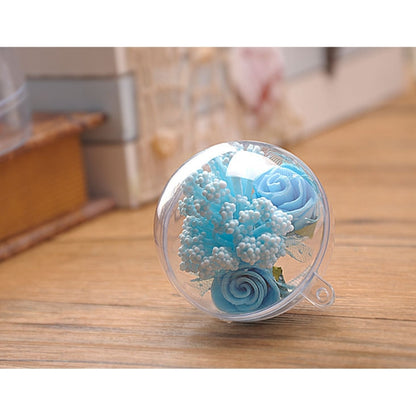 5 PCS Transparent Christmas Ball Hollow Plastic Sphere Ball Shaped Eternal Flower Ball Wedding Gifts Gift Box, Size: 4 x 4cm - Home & Garden by buy2fix | Online Shopping UK | buy2fix