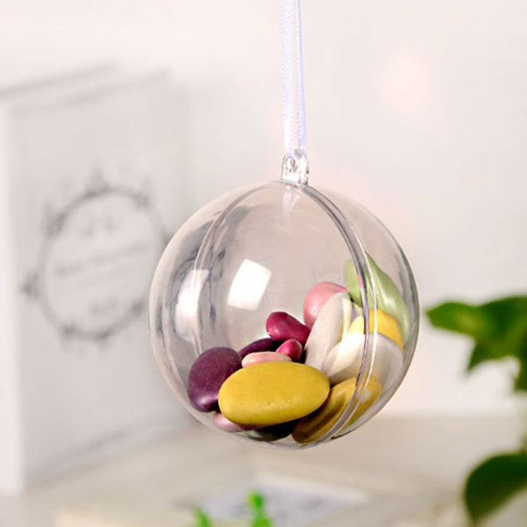 5 PCS Transparent Christmas Ball Hollow Plastic Sphere Ball Shaped Eternal Flower Ball Wedding Gifts Gift Box, Size: 4 x 4cm - Home & Garden by buy2fix | Online Shopping UK | buy2fix