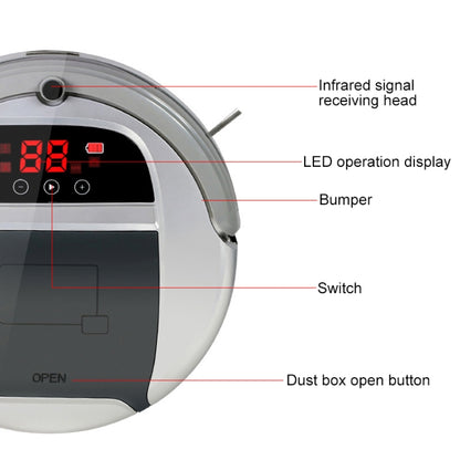 FD-3RSW(IIC)CS 1000Pa Large Suction Smart Household Vacuum Cleaner Clean Robot - Consumer Electronics by buy2fix | Online Shopping UK | buy2fix