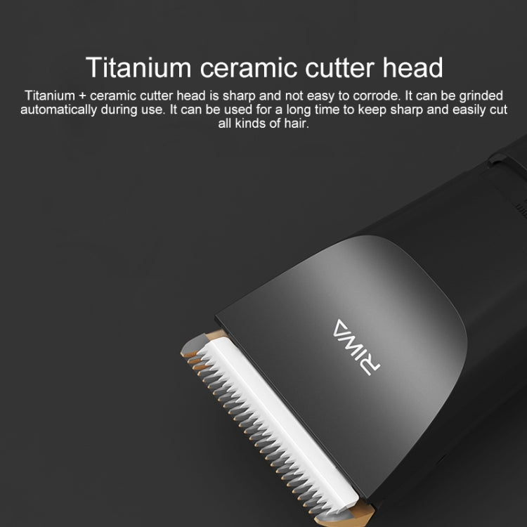 Original Xiaomi Youpin RIWA Electric Hair Clipper RE-6110 Full Body Washing Rechargeable Variable Speed Hair Trimmer(Green) - Hair Trimmer by Xiaomi | Online Shopping UK | buy2fix