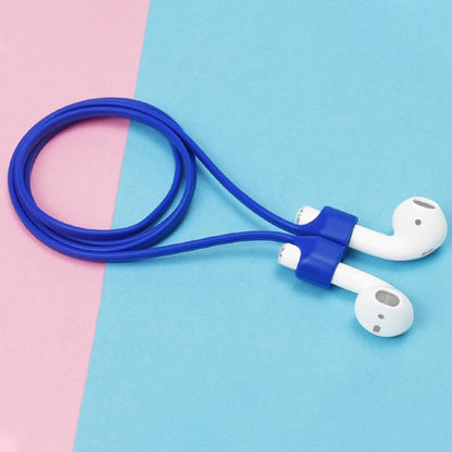 Wireless Bluetooth Headset Anti-lost Rope Magnetic Silicone Lanyard for Apple AirPods 1 / 2(Blue) - Apple Accessories by buy2fix | Online Shopping UK | buy2fix