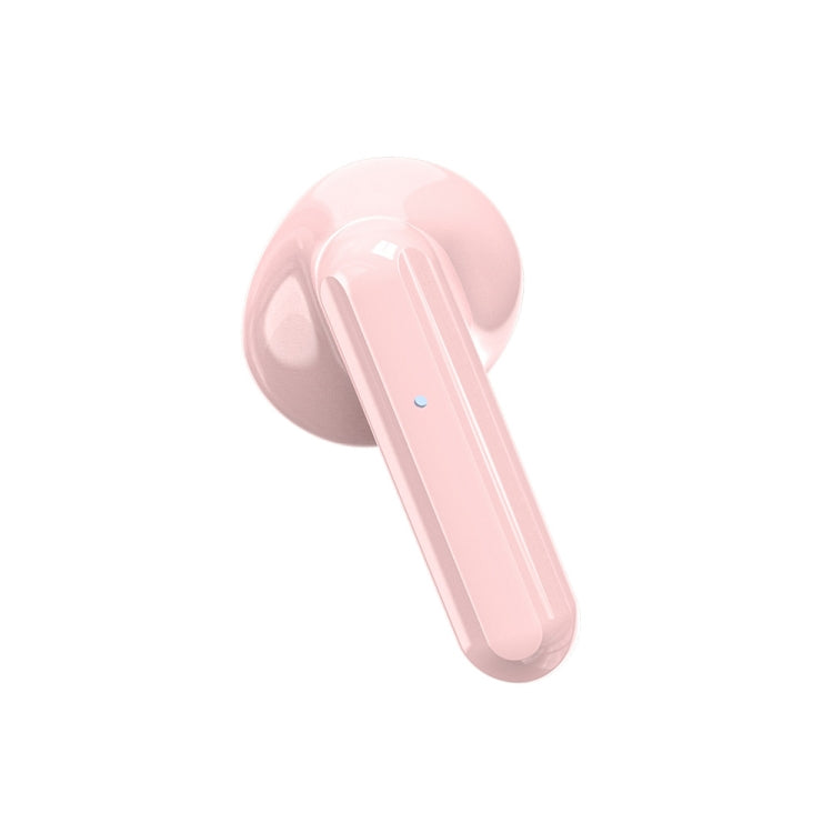 HXSJ Air-S28 TWS Bluetooth 5.3 True Wireless HiFi Stereo Make-up Mirror Earphones with Charging Case (Pink) - TWS Earphone by HXSJ | Online Shopping UK | buy2fix