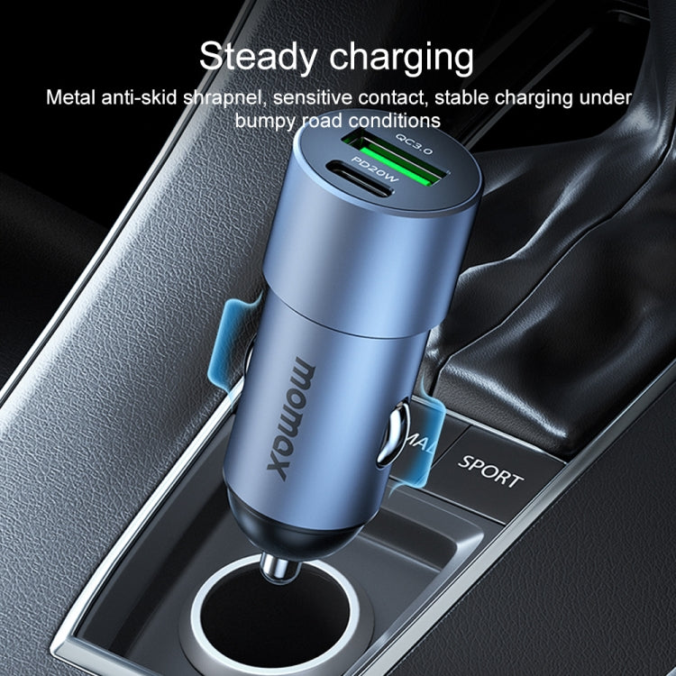 MOMAX UC15 38W PD + QC3.0 Dual Ports Car Charger - Car Charger by MOMAX | Online Shopping UK | buy2fix