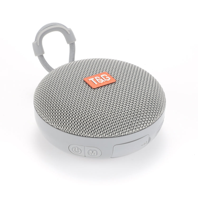 T&G TG352 Outdoor Portable Riding Wireless Bluetooth Speaker TWS Stereo Subwoofer, Support Handsfree Call / FM / TF(Grey) - Mini Speaker by T&G | Online Shopping UK | buy2fix