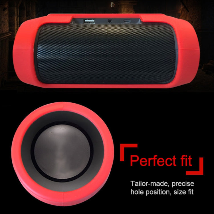 XJB-J2 Waterproof Shockproof Bluetooth Speaker Silicone Case for JBL Charge 2+ (Black) - Protective Case by buy2fix | Online Shopping UK | buy2fix