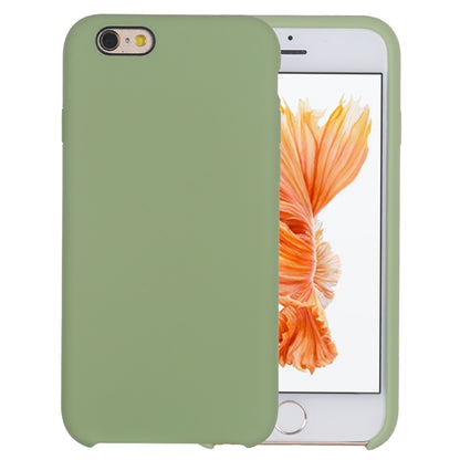 Pure Color Liquid Silicone + PC Shockproof Defender Case For iPhone SE 2020 & 8 & 7(Mint Green) - More iPhone Cases by buy2fix | Online Shopping UK | buy2fix