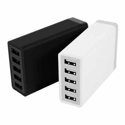 XBX09 40W 5V 8A 5 USB Ports Quick Charger Travel Charger, AU Plug(White) - Multifunction Charger by buy2fix | Online Shopping UK | buy2fix