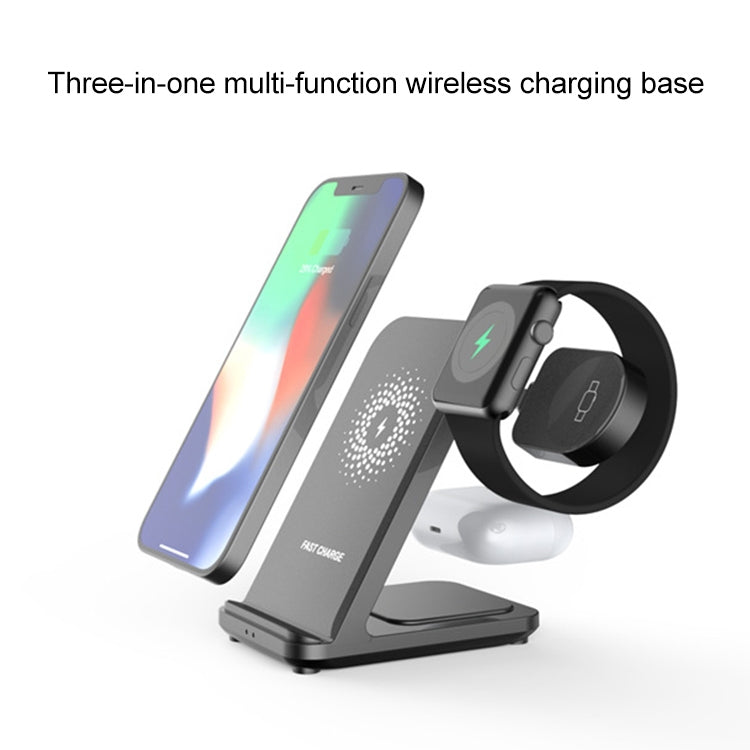 XYS-X20 3 in 1 15W Detachable Multi-function Wireless Charging Station - Apple Accessories by buy2fix | Online Shopping UK | buy2fix