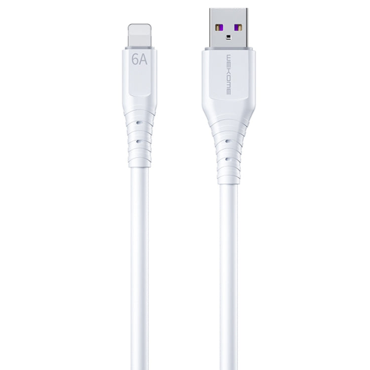 WK WDC-158i 6A 8 Pin Silicone Fast Charging Cable, Length: 1.5m - Normal Style Cable by WK | Online Shopping UK | buy2fix