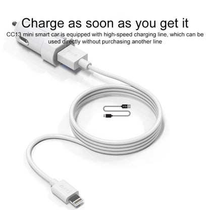IVON CC13 QC 3.0 Fast Charging Car Charger (White) - In Car by IVON | Online Shopping UK | buy2fix