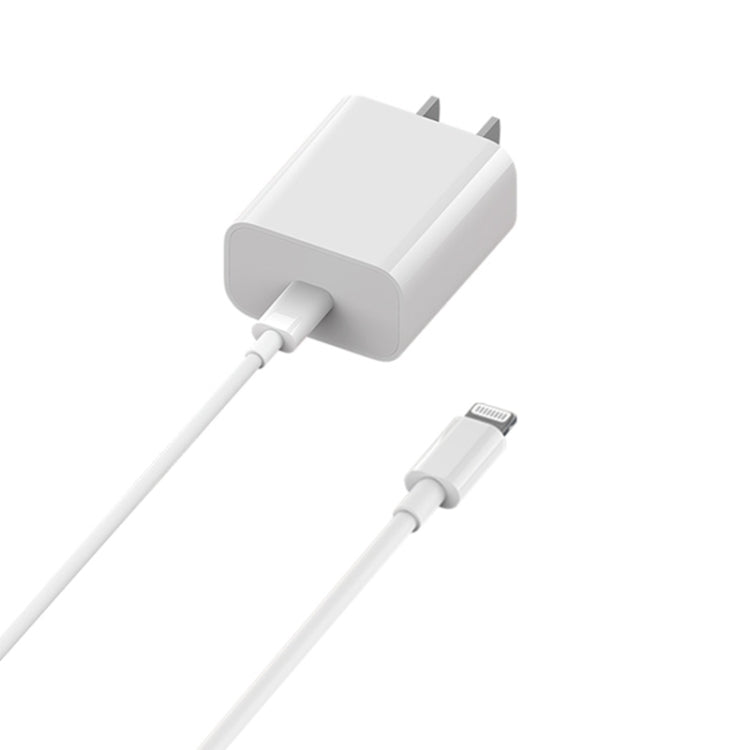 Original Xiaomi 20W MFi Certification USB-C / Type-C Charger with 8 Pin Cable, US Plug (White) - Apple Accessories by Xiaomi | Online Shopping UK | buy2fix