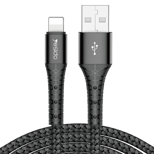 Yesido CA50 2.4A USB to 8 Pin Charging Cable, Length: 2m - Normal Style Cable by Yesido | Online Shopping UK | buy2fix