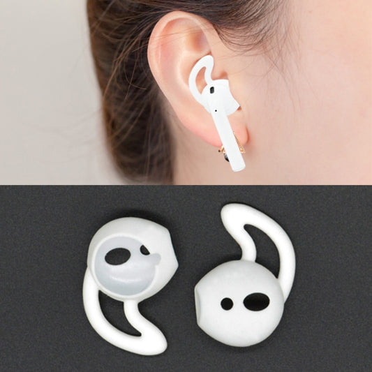 Wireless Bluetooth Earphone Silicone Ear Caps Earpads for Apple AirPods(White) - Apple Accessories by buy2fix | Online Shopping UK | buy2fix