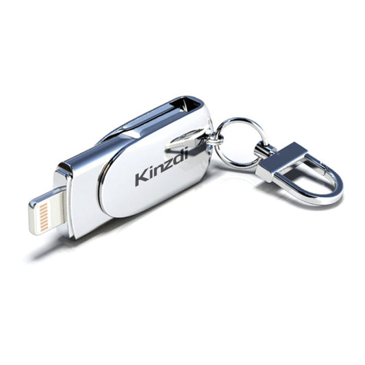 Kinzdi 256GB USB 2.0 + 8 Pin Interface Metal Twister Flash U Disk (Silver) - USB Flash Drives by Kinzdi | Online Shopping UK | buy2fix