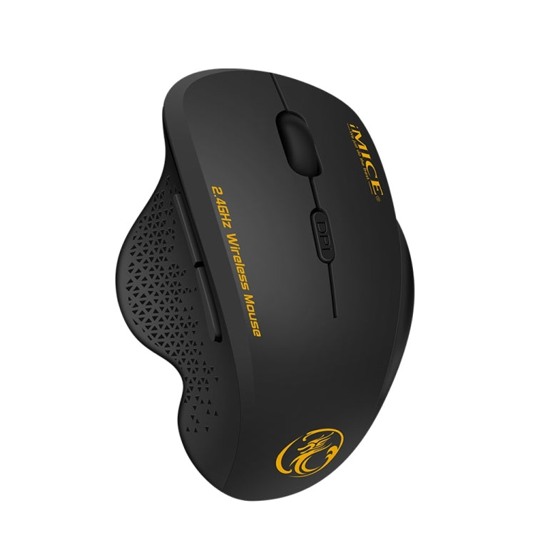 iMICE G6 Wireless Mouse 2.4G Office Mouse 6-button Gaming Mouse(Black) - Wireless Mice by iMICE | Online Shopping UK | buy2fix