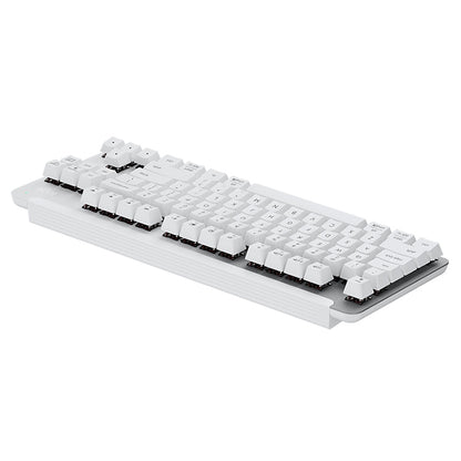 Logitech K855 Wireless Bluetooth Dual Mode Silent Mechanical Keyboard (White) - Wireless Keyboard by Logitech | Online Shopping UK | buy2fix