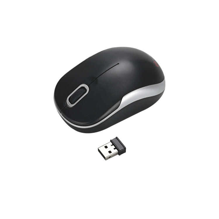 MC Saite MC-61CB 2.4GHz Wireless Mouse + 22 Keys Numeric Pan Keyboard with USB Receiver Set for Computer PC Laptop (Black) - Mini Keyboard by MC Saite | Online Shopping UK | buy2fix