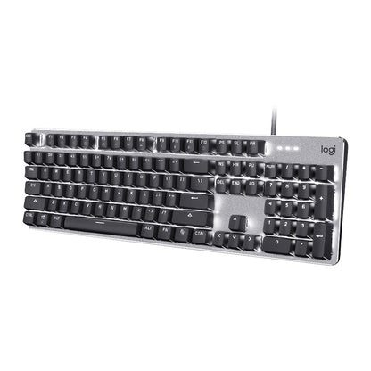 Logitech K845 CHERRY Blue Axis Backlit Mechanical Wired Keyboard, Cable Length: 1.8m - Wired Keyboard by Logitech | Online Shopping UK | buy2fix