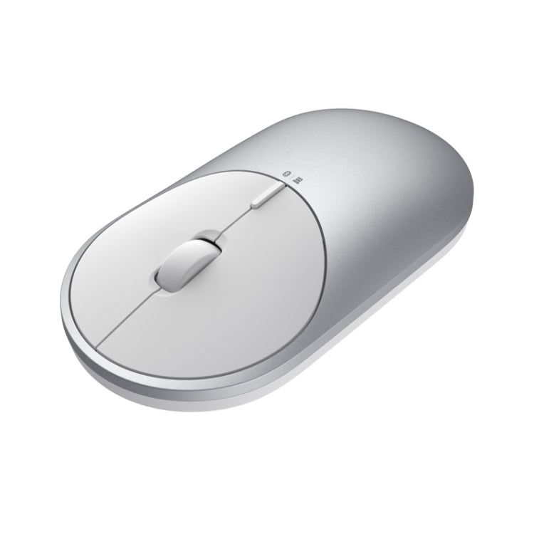 Original Xiaomi Portable Mouse 2 Optical Wireless Bluetooth 4.2 RF 2.4GHz 4000DPI Adjustable Dual Mode Mouse(Silver) - Wireless Mice by Xiaomi | Online Shopping UK | buy2fix