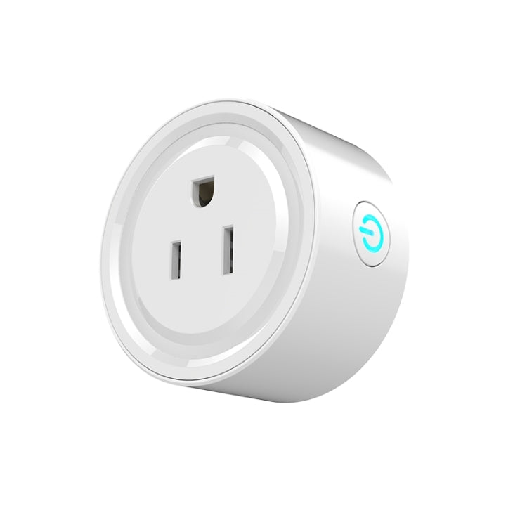 10A Round Shape WiFi Mini Plug APP Remote Control Timing Smart Socket Works with Alexa & Google Home, AC 100-240V, US Plug - Consumer Electronics by buy2fix | Online Shopping UK | buy2fix