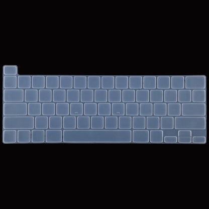 Dustproof Silicone Laptop Keyboard Protective Film for MacBook Pro 13.3 inch 2022 (White) - Keyboard Protector by buy2fix | Online Shopping UK | buy2fix