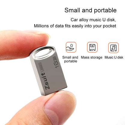 Zsuit 4GB USB 2.0 Mini Metal Ring Shape USB Flash Disk - USB Flash Drives by buy2fix | Online Shopping UK | buy2fix