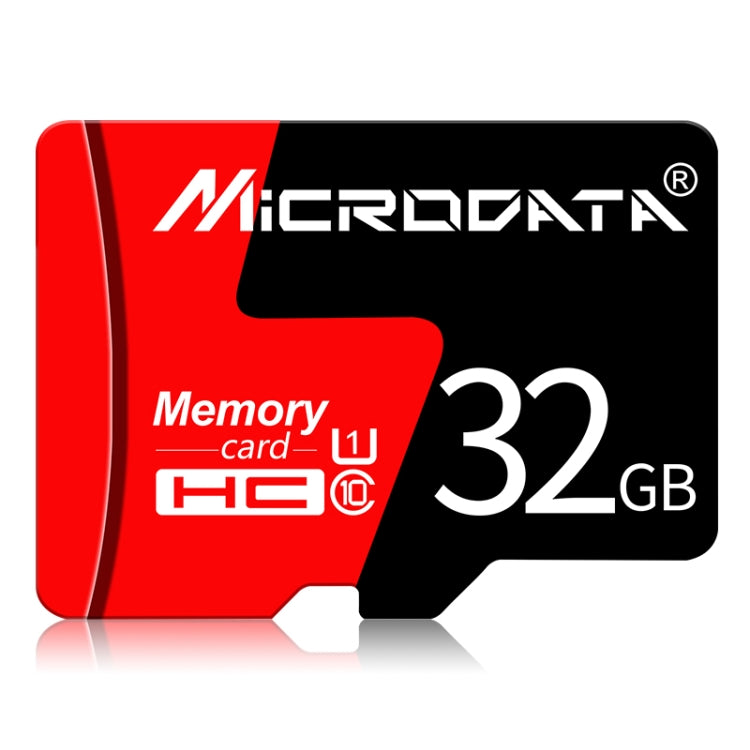 MICRODATA 32GB U1 Red and Black TF(Micro SD) Memory Card - Micro SD Card by MiCRODATA | Online Shopping UK | buy2fix