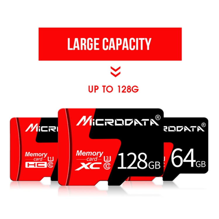 MICRODATA 32GB U1 Red and Black TF(Micro SD) Memory Card - Micro SD Card by MiCRODATA | Online Shopping UK | buy2fix