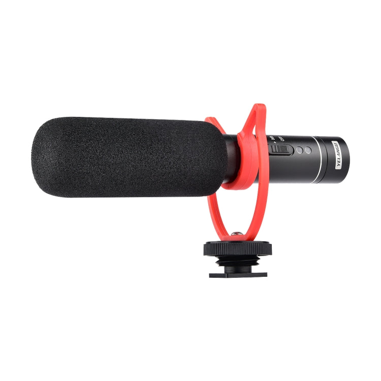 YELANGU MIC015 Professional Interview Condenser Video Shotgun Microphone with 3.5mm Audio Cable for DSLR & DV Camcorder (Black) - Camera Microphone by YELANGU | Online Shopping UK | buy2fix