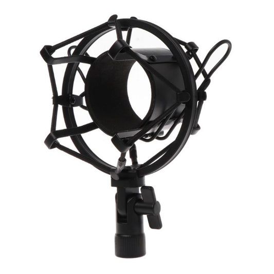 Condenser Microphone 50mm Metal Shockproof Mount Holder (Black) - Consumer Electronics by buy2fix | Online Shopping UK | buy2fix