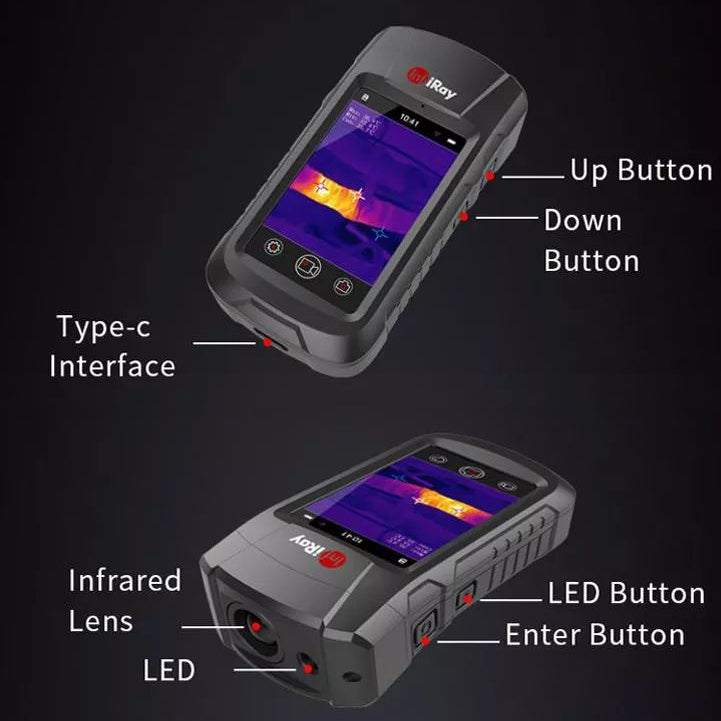 InfiRay Xview-V2 Thermographic Camera Infrared Thermal Camera - Thermal Cameras by InfiRay | Online Shopping UK | buy2fix