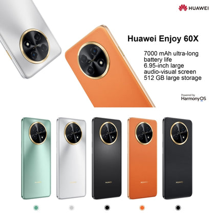 Huawei Enjoy 60X 512GB STG-AL00, China Version, Dual Back Cameras, Side Fingerprint Identification, 7000mAh Battery, 6.95 inch HarmonyOS 3.0 Qualcomm Snapdragon 680 Octa Core 2.4GHz, Network: 4G, OTG, NFC, Not Support Google Play(Black) - Huawei Mate & P by Huawei | Online Shopping UK | buy2fix