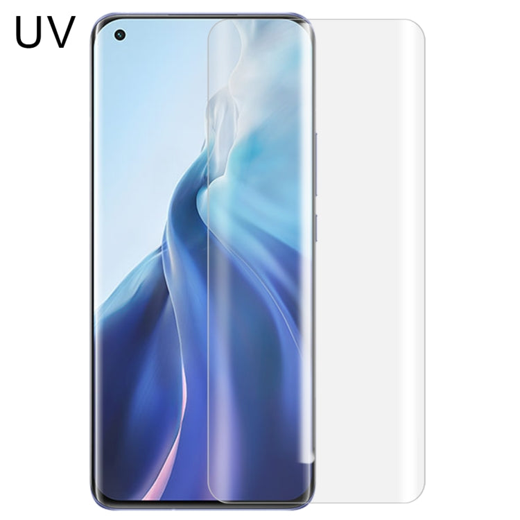 For Xiaomi Mi 11 UV Liquid Curved Full Glue Tempered Glass Film -  by buy2fix | Online Shopping UK | buy2fix