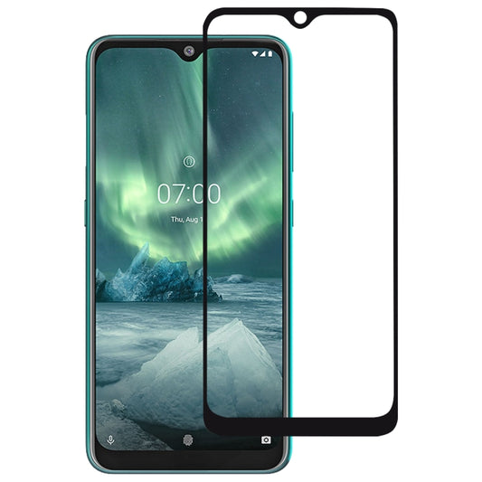 For Nokia 7.2 Full Glue Full Cover Screen Protector Tempered Glass film - Mobile Accessories by buy2fix | Online Shopping UK | buy2fix