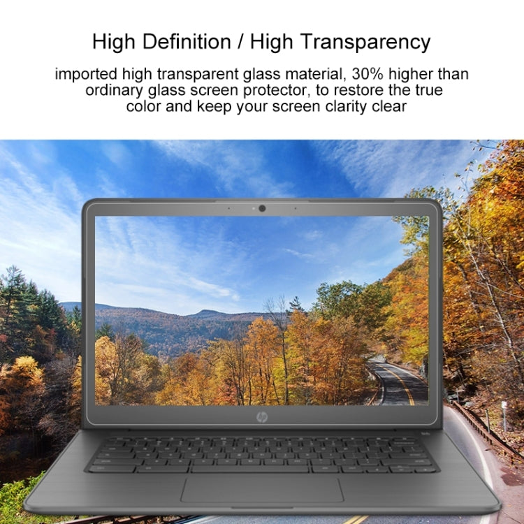 Laptop Screen HD Tempered Glass Protective Film for HP Chromebook 14 G5 14 inch -  by buy2fix | Online Shopping UK | buy2fix