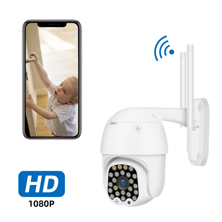 QX18 1080P HD WiFi IP Camera, Support Night Vision & Motion Detection & Two Way Audio & TF Card, EU Plug - Security by buy2fix | Online Shopping UK | buy2fix