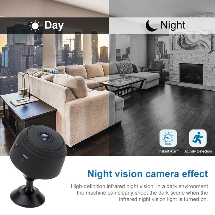 A9+ 1080P WiFi Remote Wireless Camera, Support Night Vision & Motion Detection & TF Card, Broadcom Bluetooth Solution(Black) - Security by buy2fix | Online Shopping UK | buy2fix