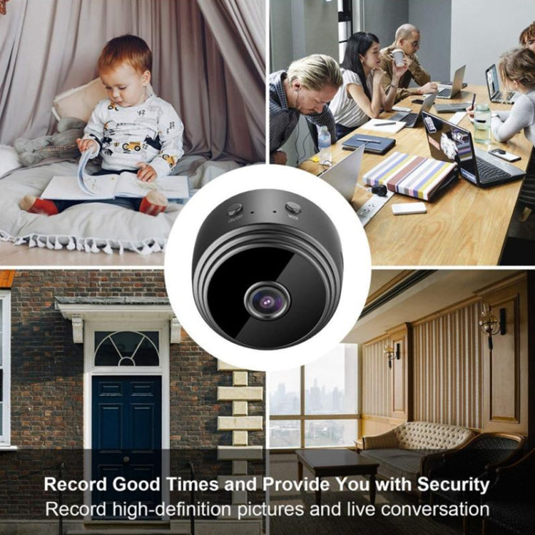 A9+ 1080P WiFi Remote Wireless Camera, Support Night Vision & Motion Detection & TF Card, Broadcom Bluetooth Solution(White) - Security by buy2fix | Online Shopping UK | buy2fix