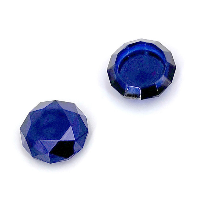 2 PCS Diamond Texture Games Grip Caps for PS5(Blue) - Cases by buy2fix | Online Shopping UK | buy2fix