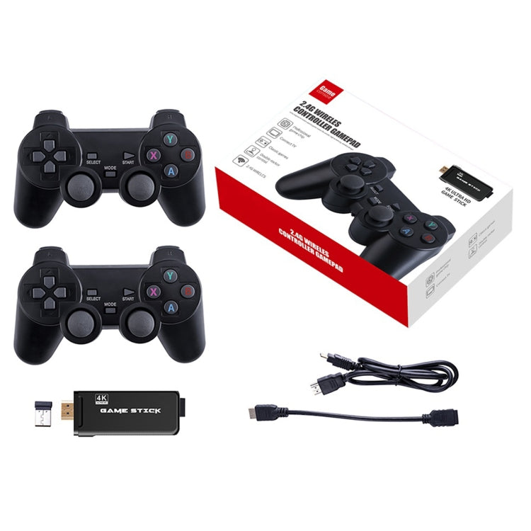 PS3000 32GB 4K Retro Game Stick with 2 Wireless Gamepads 3000+ Games Pre-installed - Pocket Console by buy2fix | Online Shopping UK | buy2fix