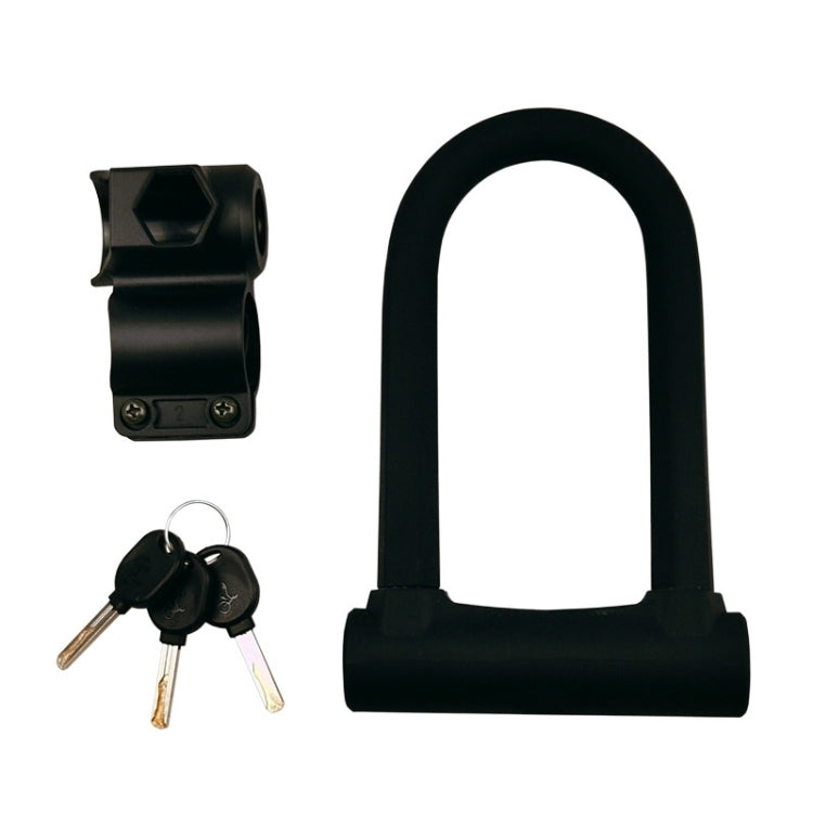 BIKERSAY BK020B Bicycle Anti-theft U-shaped Lock - Bicycle Locks & Bicycle Pumps by BIKERSAY | Online Shopping UK | buy2fix