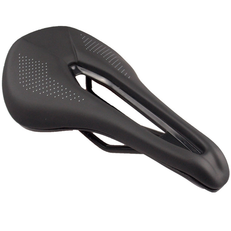 BIKERSAY SZ001 Bicycle PU Leather Saddle Seat (Black) - Bicycle Saddle by BIKERSAY | Online Shopping UK | buy2fix