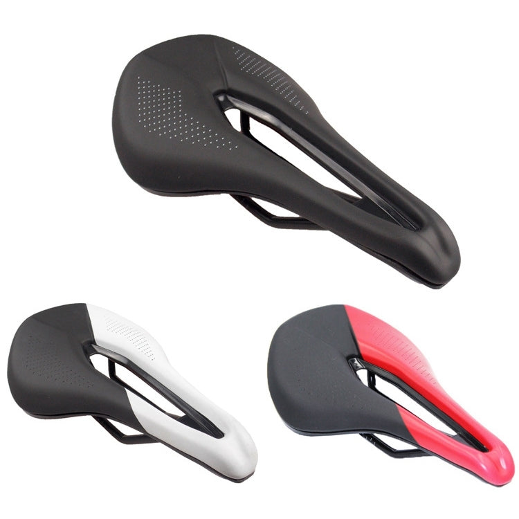 BIKERSAY SZ001 Bicycle PU Leather Saddle Seat (Black) - Bicycle Saddle by BIKERSAY | Online Shopping UK | buy2fix