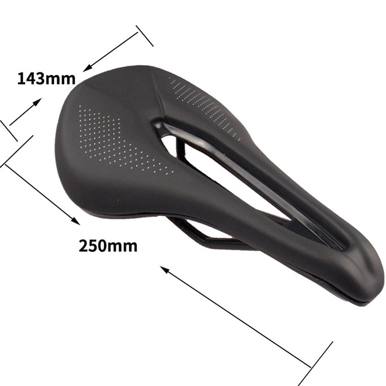 BIKERSAY SZ001 Bicycle PU Leather Saddle Seat (Black Red) - Outdoor & Sports by BIKERSAY | Online Shopping UK | buy2fix