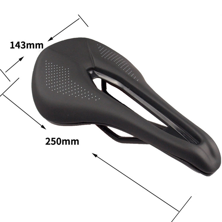 BIKERSAY SZ001 Bicycle PU Leather Saddle Seat (Black) - Bicycle Saddle by BIKERSAY | Online Shopping UK | buy2fix