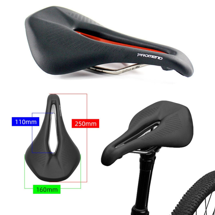 PROMEND SD-576 Nylon Fiber Triathlon Bicycle Saddle (Black) - Bicycle Saddle by PROMEND | Online Shopping UK | buy2fix